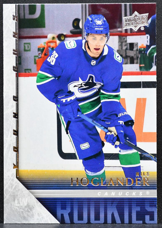 2020-21 UD Extended Series Young Guns 2005-06 Tribute Hoglander Canucks RC 2768