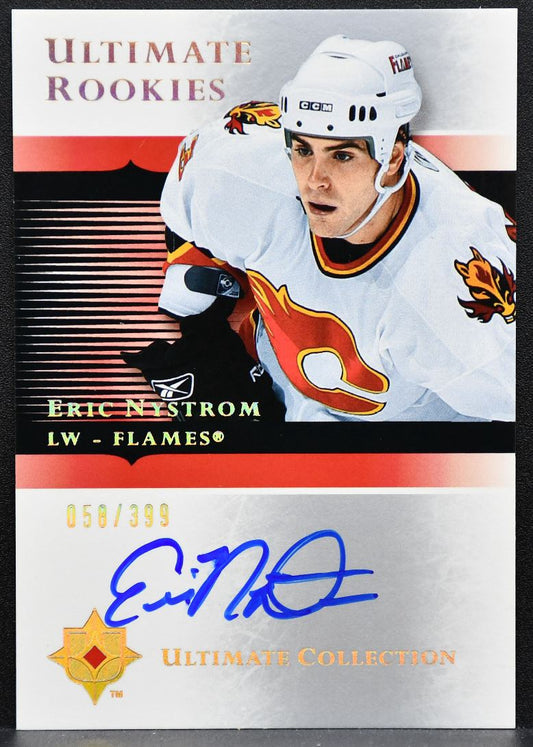 2005-06 UD Ultimate Collection Rookie Auto Eric Nystrom RC Auto 058/399 1322
