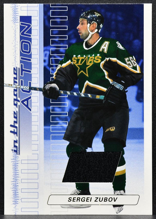 2003-04 In The Game Action Sapphire Jerseys Sergei Zubov M-120 Jersey 0343
