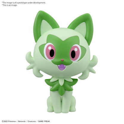QUICK!! 18 SPRIGATITO Pokémon Model Kit Bandai