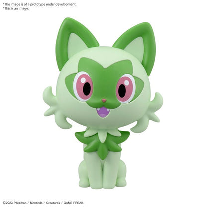 QUICK!! 18 SPRIGATITO Pokémon Model Kit Bandai