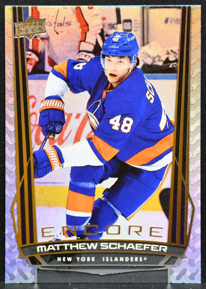 2025-26 Upper Deck Series 2 Encore Matthew Schaefer E-149 Islanders RC 4029