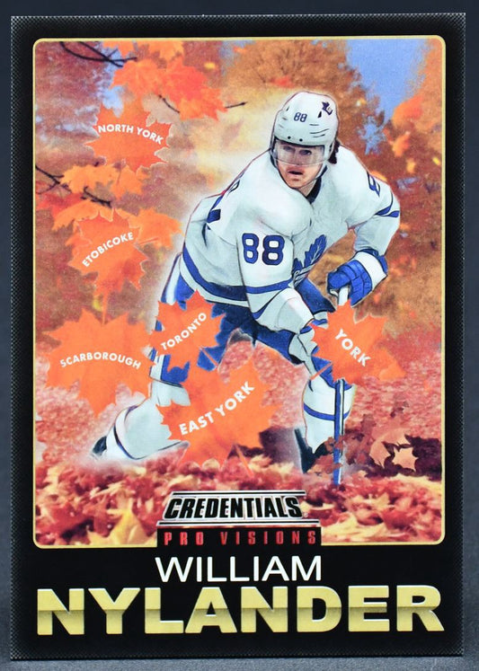 2024-25 UD Credentials Pro Visions William Nylander 3