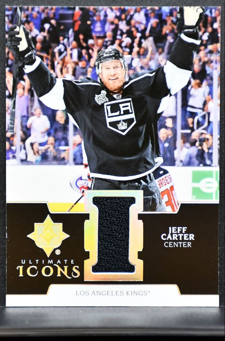 2018-19 UD Ultimate Collection Icons Jersey Jeff Carter UI-JK Kings Jersey 5692