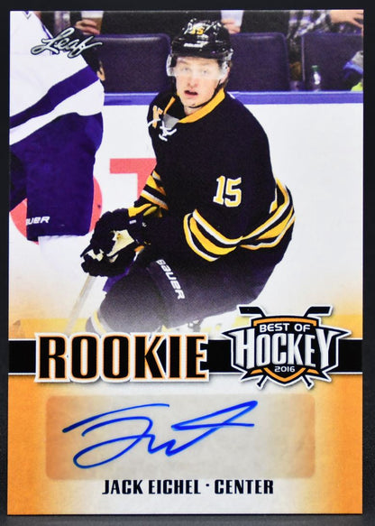 2016-17 Leaf Best Of Hockey Rookie Auto Jack Eichel ND-JE1 RC Auto