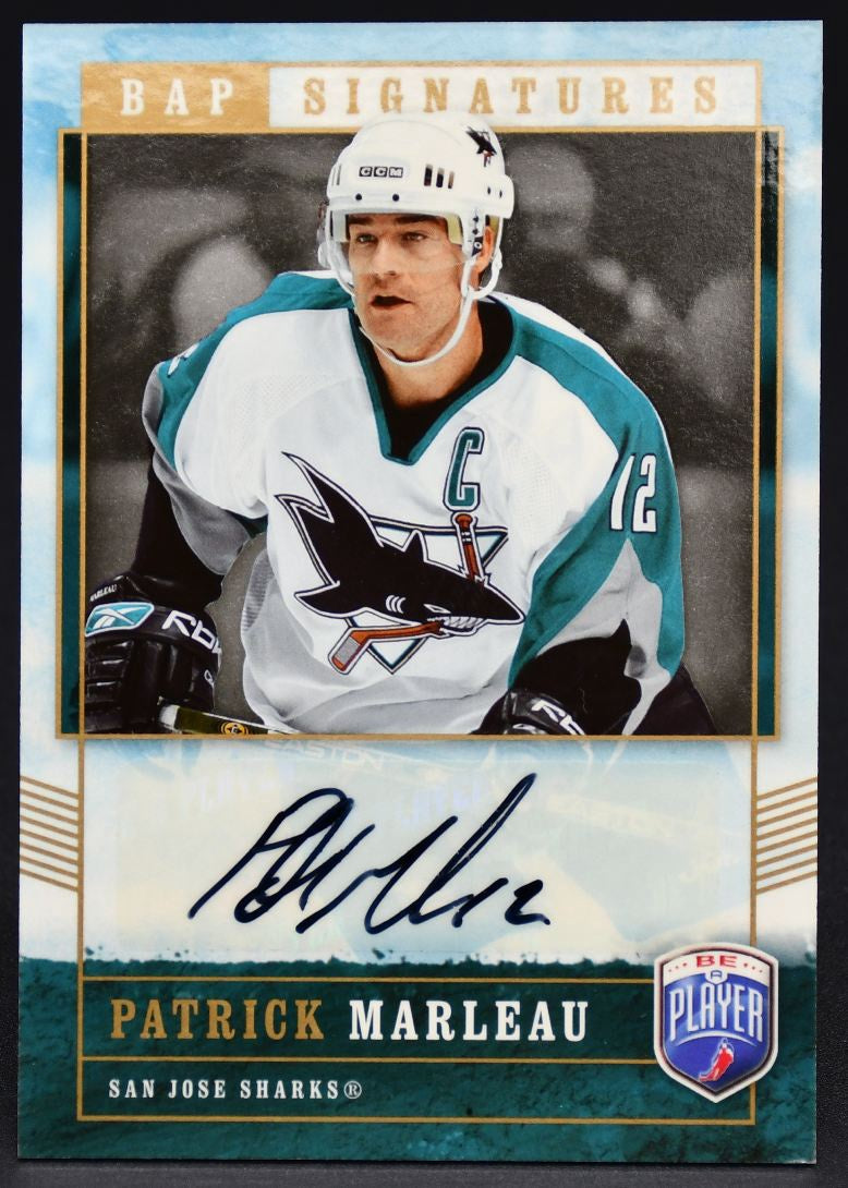 2006-07 UD Be A Player BAP Signatures Patrick Marleau PM Auto