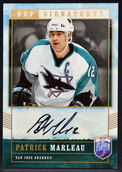 2006-07 UD Be A Player BAP Signatures Patrick Marleau PM Auto