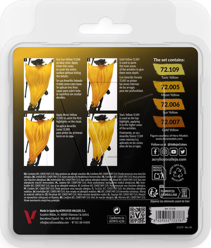 Vallejo Game Color Set Yellow