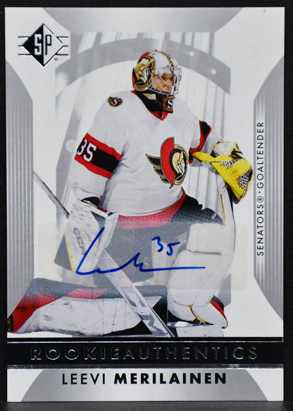 2023-24 SP Rookie Authentics Leevi Merilainen 127 Ottawa Senators RC Auto