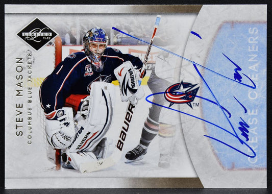 2011-12 Panini Limited Crease Cleaners Signatures Steve Mason 20 Auto 93/99 2910