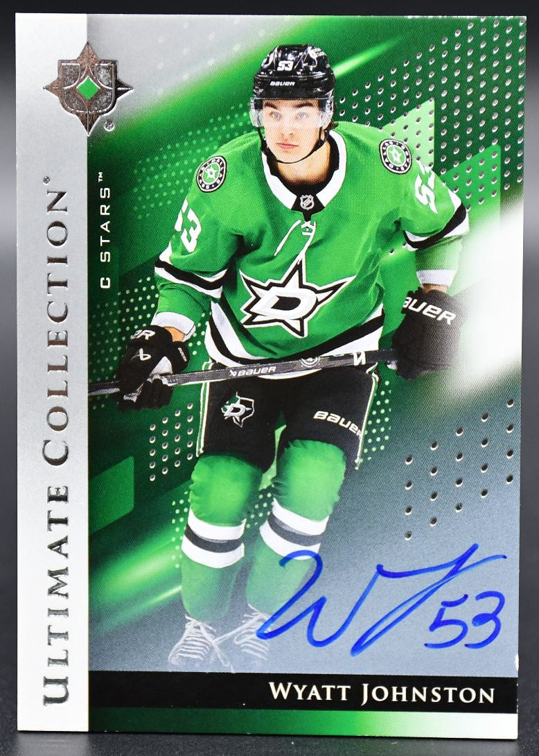 2024-25 UD Ultimate Collection Wyatt Johnston 53 Dallas Stars Auto