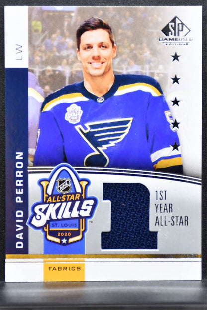 2020-21 SP Game Used NHL All-Star Skills Fabrics 1st Year Perron Jersey 3094