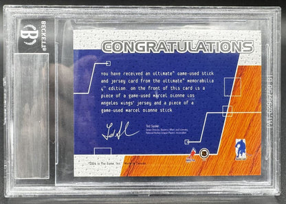 2003-04 Bap ultimate Memorabilia 4th edition Marcel Dionne Los Angeles Kings /50