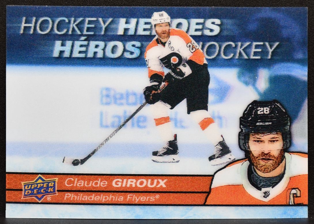 2021-22 Upper Deck Tim Hortons Hockey Heroes Claude Giroux H-6 Flyers 6948