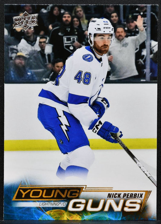 2022-23 Upper Deck Series 2 Young Guns Nick Perbix Tampa Bay Lightning RC 1594