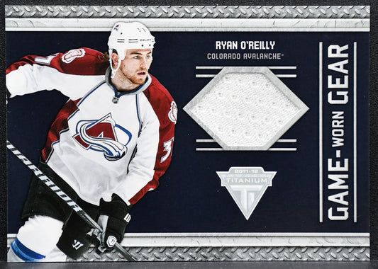 2011-12 Panini Titanium Game Worn Gear Ryan O'Reilly 21 Avalanche Jersey 8467