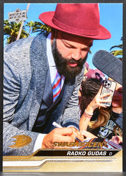 2023-24 Upper Deck Extended Series Swagnificent Radko Gudas 501 Ducks 2942
