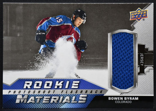 20-21 UD RC Photoshoot Flashback Materials Bowen Byram Avalanche RC Jersey 7122