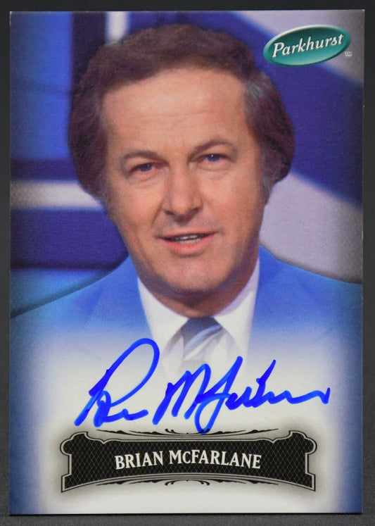 2006-07 UD Parkhurst Hockey Brian McFarlane 72 Auto