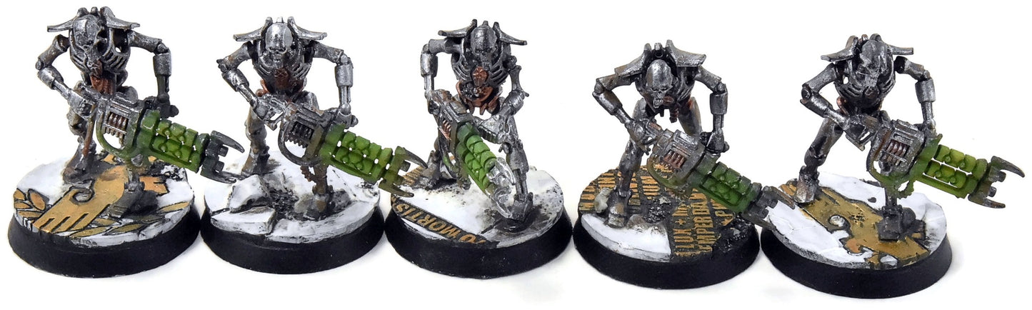 NECRONS 10 Necron Warriors #1 WELL PAINTED Warhammer 40K 4932
