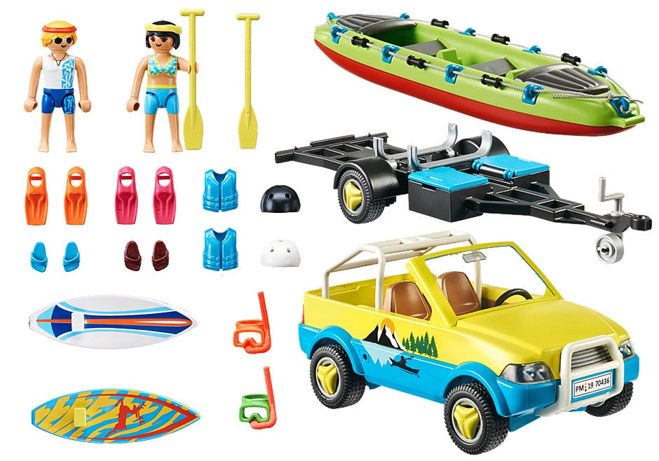 Beach Car with Canoe (70436)