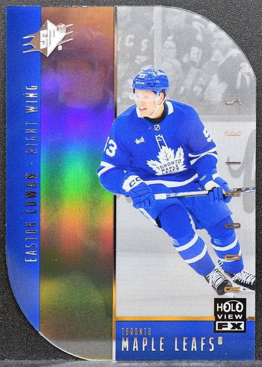 2025-26 SPx Rookies HoloView FX Easton Cowan HV-48 Toronto Maple Leafs RC 7986