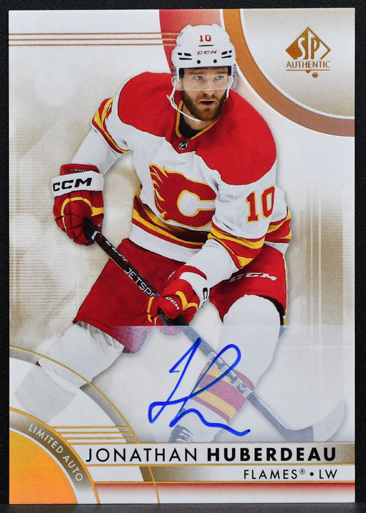 2023-24 SP Authentic Limited Auto Jonathan Huberdeau 19 Calgary Flames Auto 8143