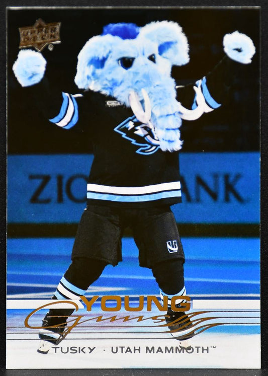 2025-26 Upper Deck Series 2 Young Guns Tusky 498 Utah Mammoth RC 4104