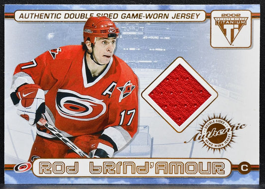 2001-02 Pacific Private Stock Titanium Double-Sided Brind'Amour/Cole Jersey 2868