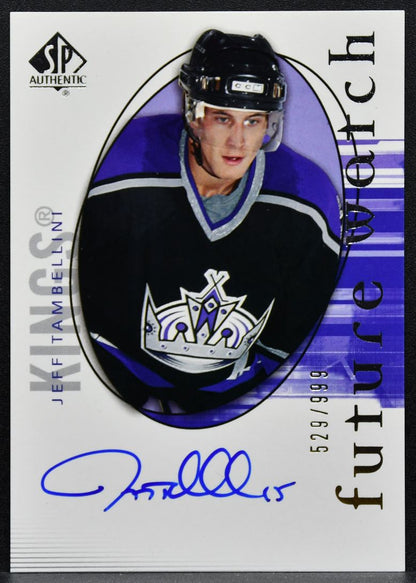 2005-06 SP Authentic Future Watch Auto Jeff Tambellini RC Auto 529/999 9127