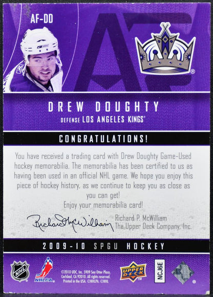 2009-10 SP Game Used Authentic Fabrics Doughty Jersey 1410