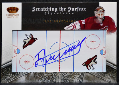 2010-11 Crown Royale Scratching the Surface Auto Bryzgalov Auto 042/100 6310