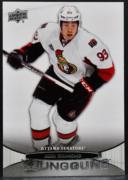 2011-12 Upper Deck Series 1 Young Guns Mika Zibanejad 229 RC 8937