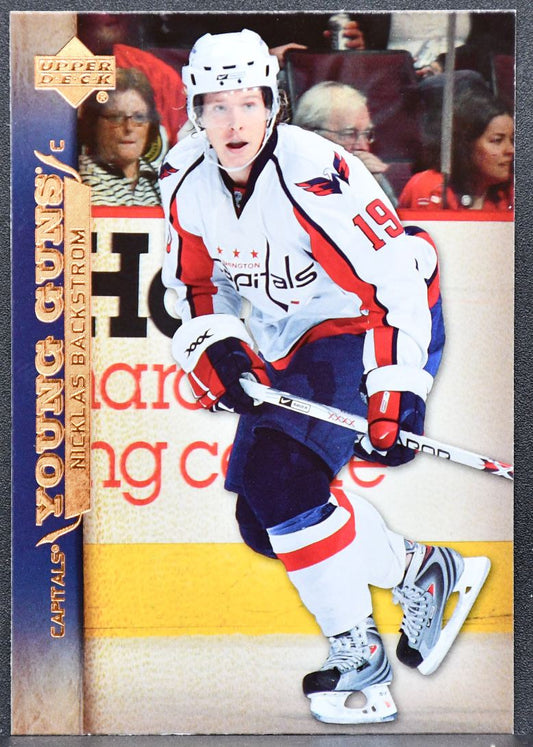 2007-08 UD Series 1 Young Guns Nicklas Backstrom 249 Washington Capitals RC 5166
