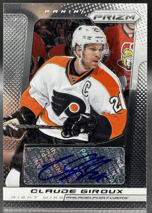2013-14 Panini Prizm Claude Giroux A-GX Philadelphia Flyers Auto