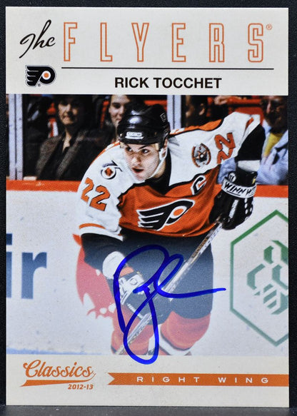 2012-13 Panini Classics Signatures Rick Tocchet 79 Philadelphia Flyers Auto 9327