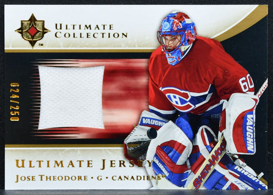 2005-06 UD Ultimate Collection Jersey Jose Theodore 024/250 Jersey 9639