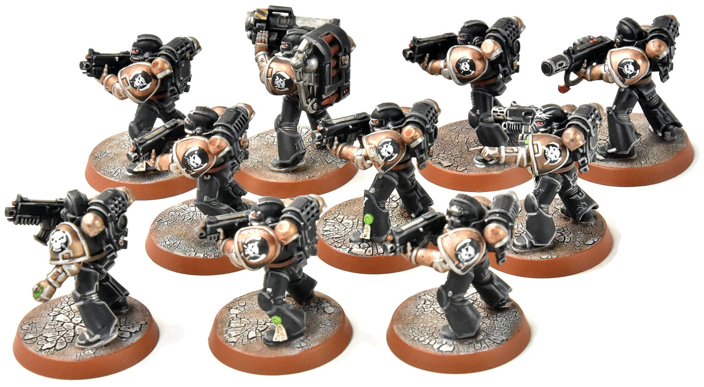 SPACE MARINES 10 Tactical Squad #2 PRO PAINTED Warhammer 40K