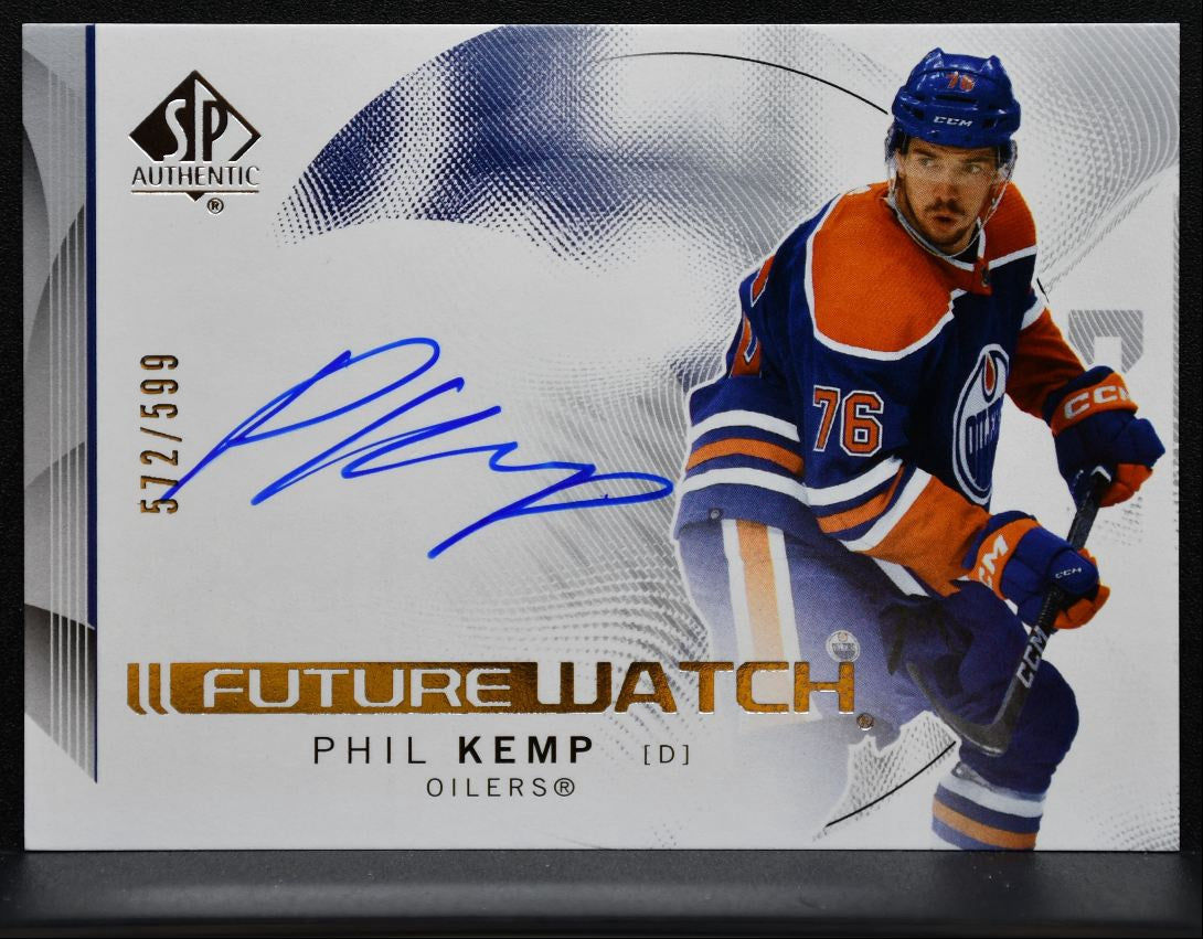 2024-25 SP Authentic Future Watch Auto Horizontal Kemp RC Auto 572/599 2492