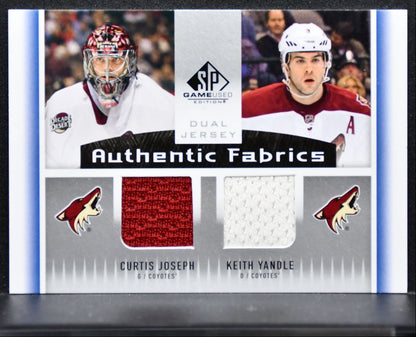 2013-14 SP Game Used Authentic Fabrics Dual Jersey Joseph/Yandle Jersey 4565
