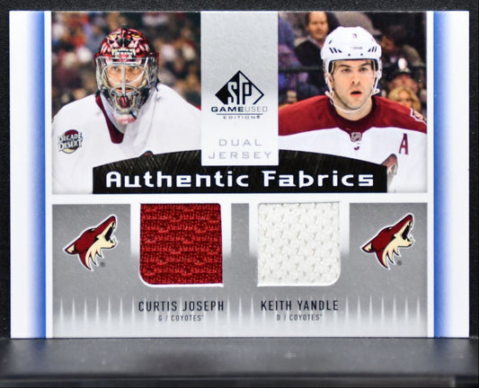 2013-14 SP Game Used Authentic Fabrics Dual Jersey Joseph/Yandle Jersey 4565
