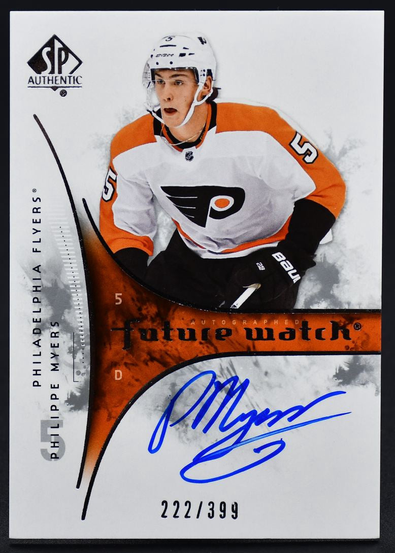 2019-20 SP Authentic Future Watch Auto Philippe Myers RFWA-PM RC Auto 222/399