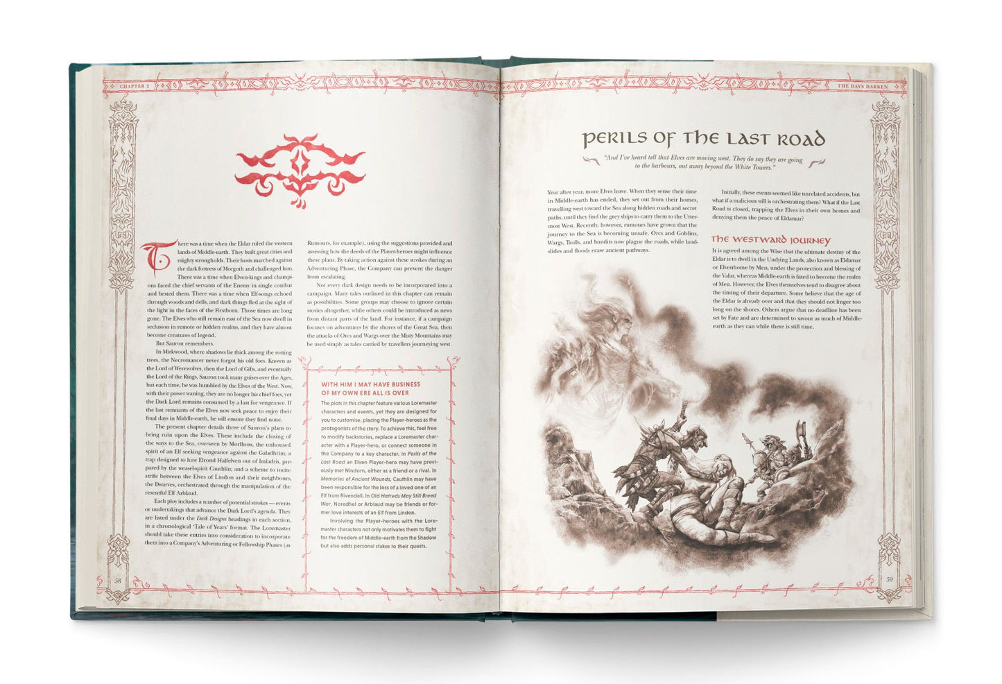The Lord Of The Rings Rpg 5e Keepers Of The Elven-rings Hc