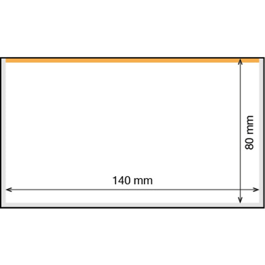 Banknotes Sleeves, Basic 140 “euro Souvenir” Notes, 140 X 80 Mm, Pack of 50