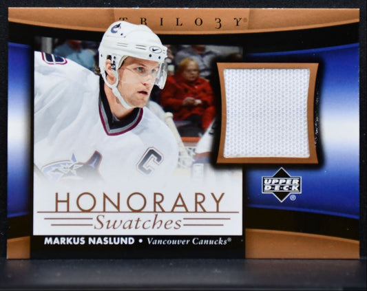 2005-06 Upper Deck Trilogy Honorary Swatches Markus Naslund Canucks Jersey 3131
