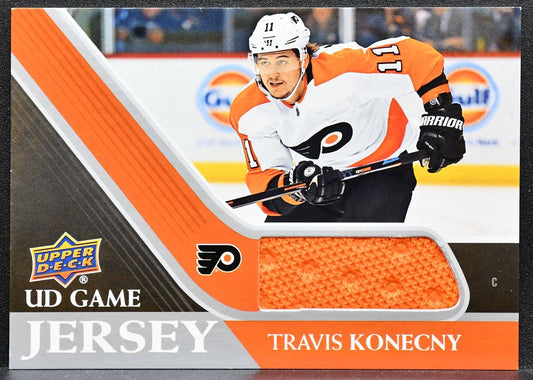 2020-21 Upper Deck UD Game Jersey Travis Konecny GJ-TR Flyers Jersey 0963