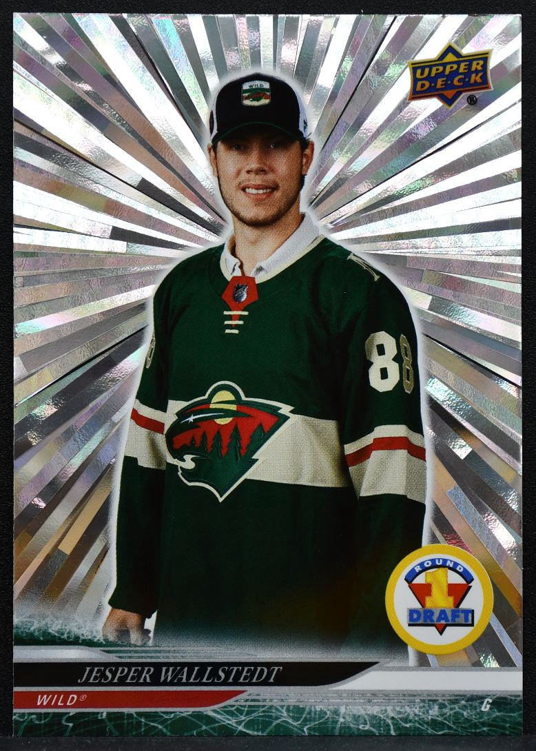 2024-25 UD Extended Series Round 1 Outburst Jesper Wallstedt 734 Wild RC 1693