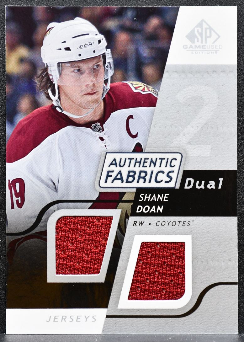 2008-09 SP Game Used Authentic Fabrics Dual Shane Doan Jersey 5208