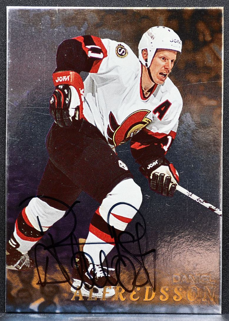 1998-99 Be a Player Autographs Daniel Alfredsson 98 Ottawa Senators Auto 7750