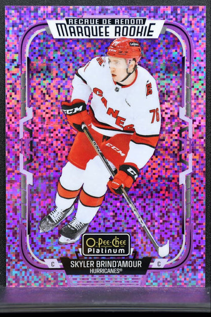 2025-26 OPC Platinum Marquee Rookie Violet Pixels Brind'Amour RC 113/299 2850